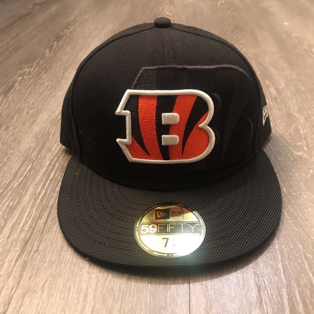 Cincinnati Bengals New‎ Era 59FIFTY NFL On-Field Sideline Fitted Hat Size 7 1/4​